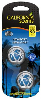 California Scents Mini Diffuser 2er-Pack NEWPORT NEW CAR